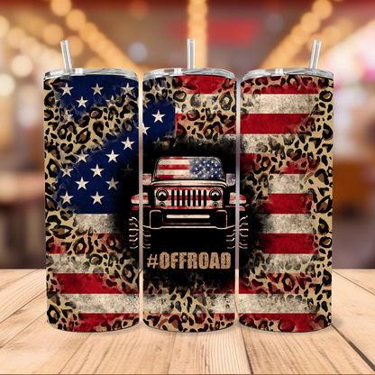 Offroad Leopard Print - Tumbler